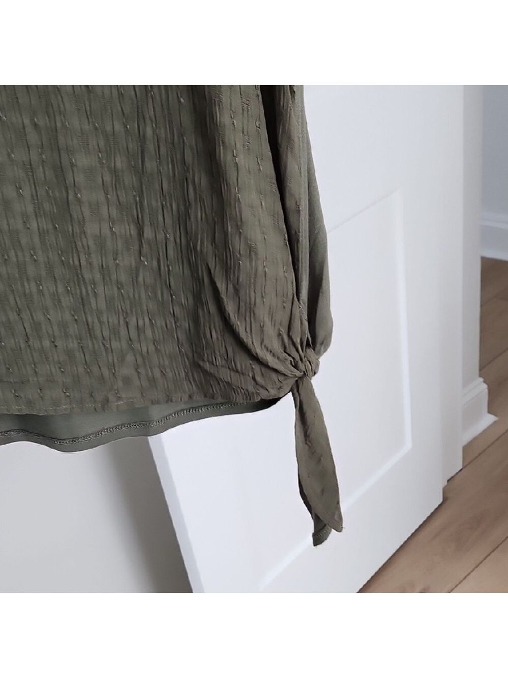 Olive Green Women's Top - Picture 6 of 8